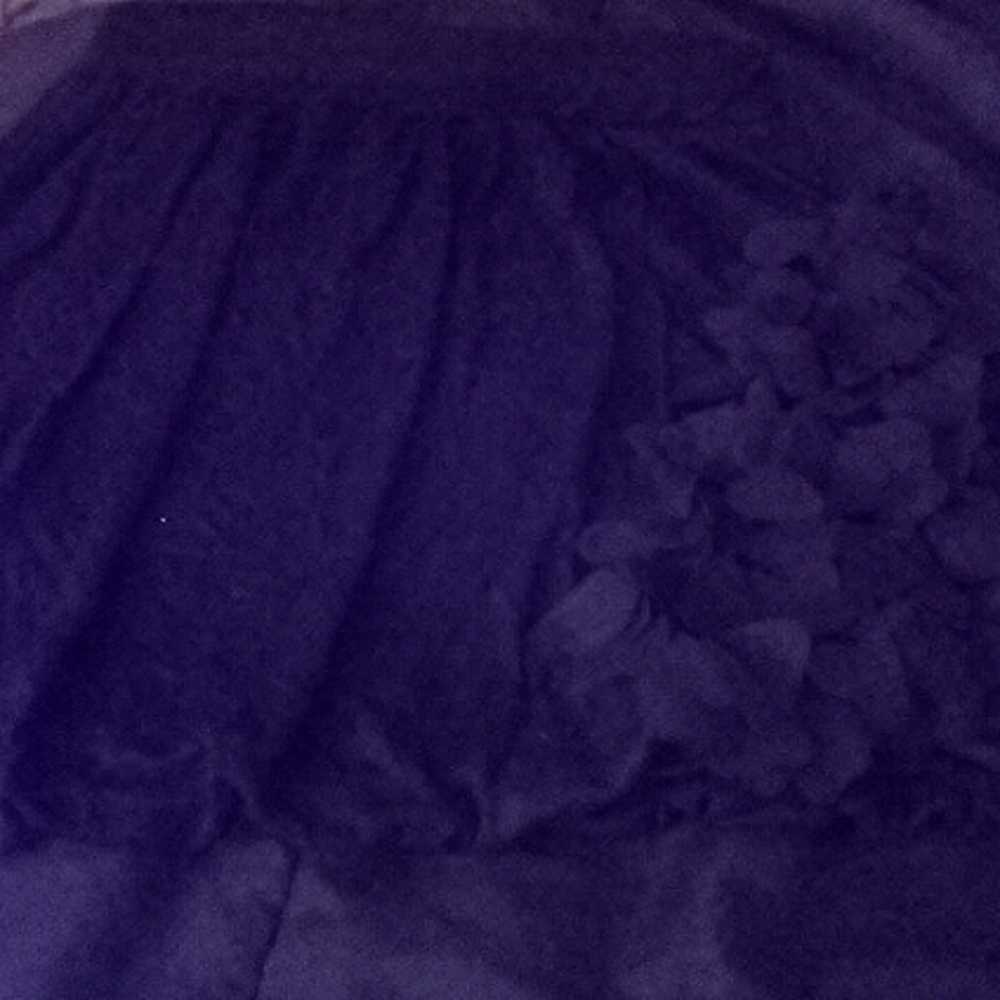Black mini skirt with flowery left bottom. Size small. Classy By Mandee Size S